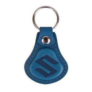Usnjeni obesek za ključe Suzuki blue