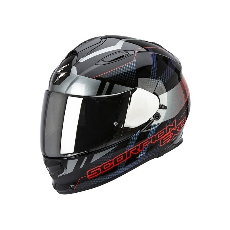 Integralna čelada Scorpion EXO-510 Stage black-silver-red razprodaja