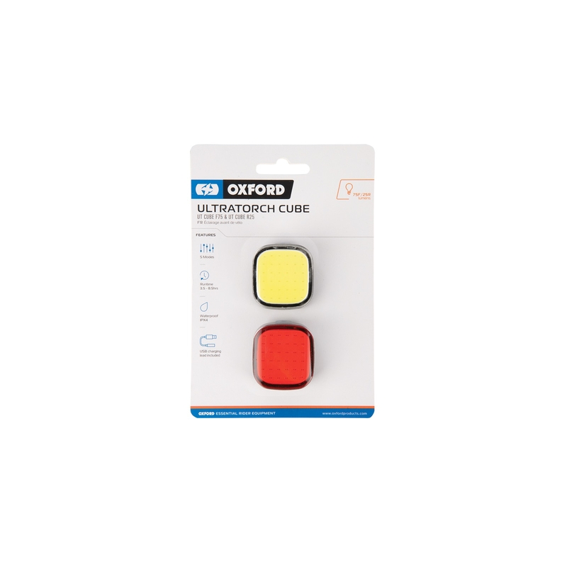 Oxford Ultratorch Cube sprednja + zadnja kolesarska luč