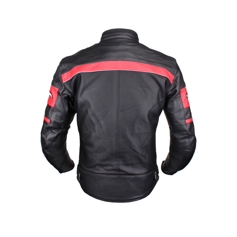 Motoristična jakna Tschul 837 black-red razprodaja