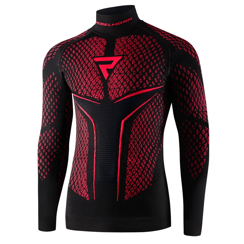 Rebelhorn Therm II črno-rdeča termo majica