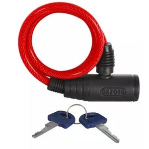 Oxford Bumper Cable Lock rdeča