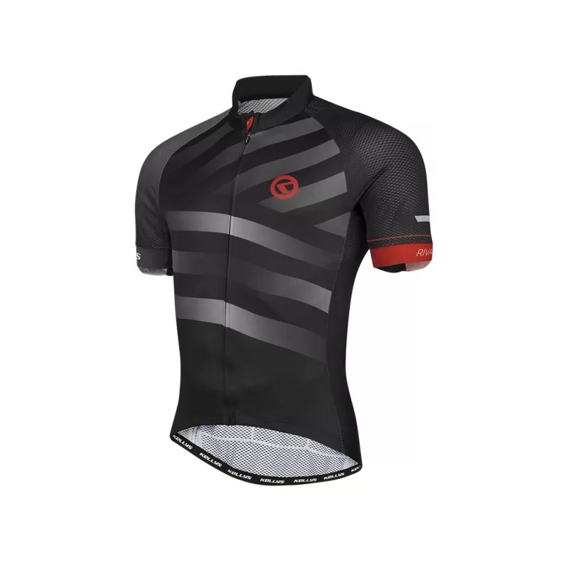Majica KELLYS Rival black-red - kratki rokavi razprodaja