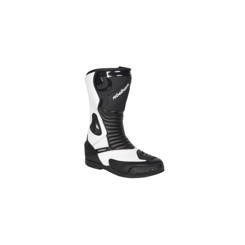 Rebelhorn Trip beli in črni motoristični škornji razprodaja