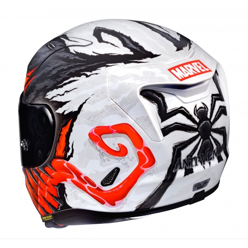 HJC RPHA 11 Anti Venom MC1SF črno-bela-rdeča integralna motoristična čelada