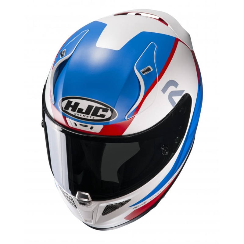 HJC RPHA 11 Texen MC21SF modro-rdeče-bela integralna motoristična čelada razprodaja