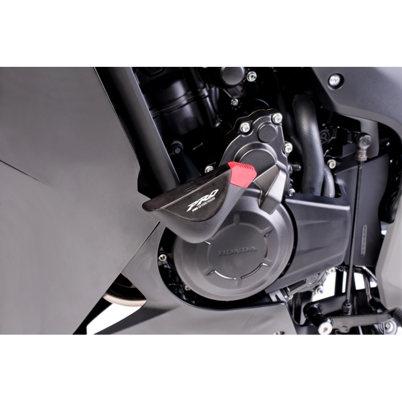 Varovala za trakcijo Puig PRO - Honda CBR500R (13-15) črna