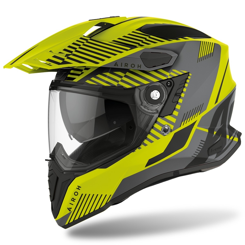 Enduro čelada Airoh Commander Boost 2022 rumena mat razprodaja