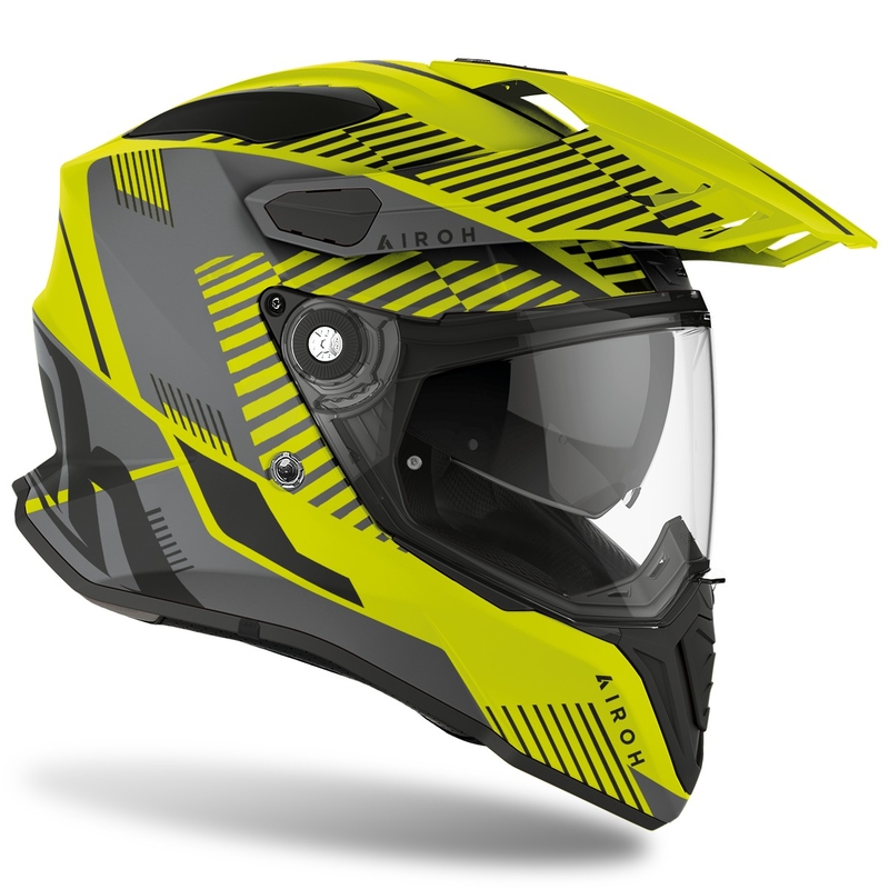 Enduro čelada Airoh Commander Boost 2022 rumena mat razprodaja