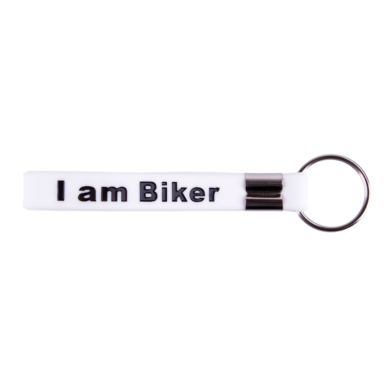 MotoZem obesek za ključe bel