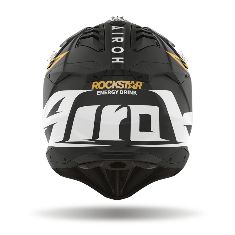 Motokros čelada Airoh Aviator 3.0 Rockstar 2022 black matte razprodaja