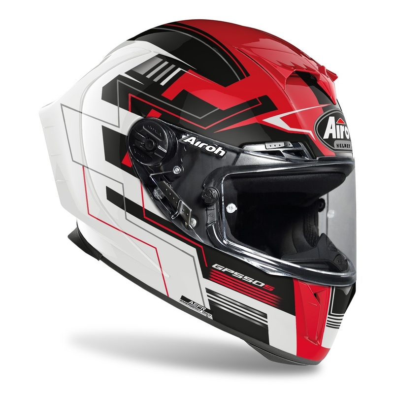 Airoh GP550 S Challenge 2022 integralna motoristična čelada rdeča sijaj