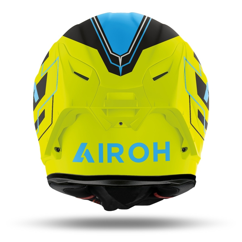 Airoh GP550 S Challenge 2022 integralna motoristična čelada rumeno-modra mat