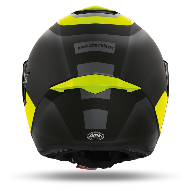 Integralna motoristična čelada Airoh ST.501 Dock 2022 fluo rumena mat razprodaja