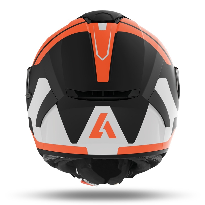 Integralna motoristična čelada Airoh Spark Shogun 2022 oranžna mat razprodaja