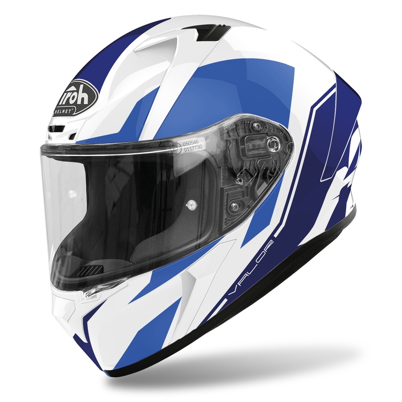 Integralna motoristična čelada Airoh Valor Wings 2022 blue glossy razprodaja