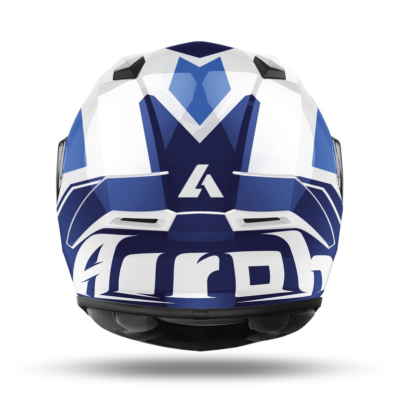 Integralna motoristična čelada Airoh Valor Wings 2022 blue glossy razprodaja