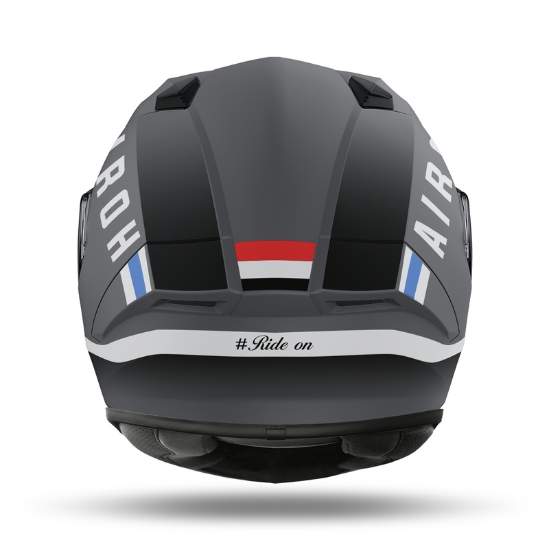 Integralna motoristična čelada Airoh Valor Craft 2022 belo-siva mat