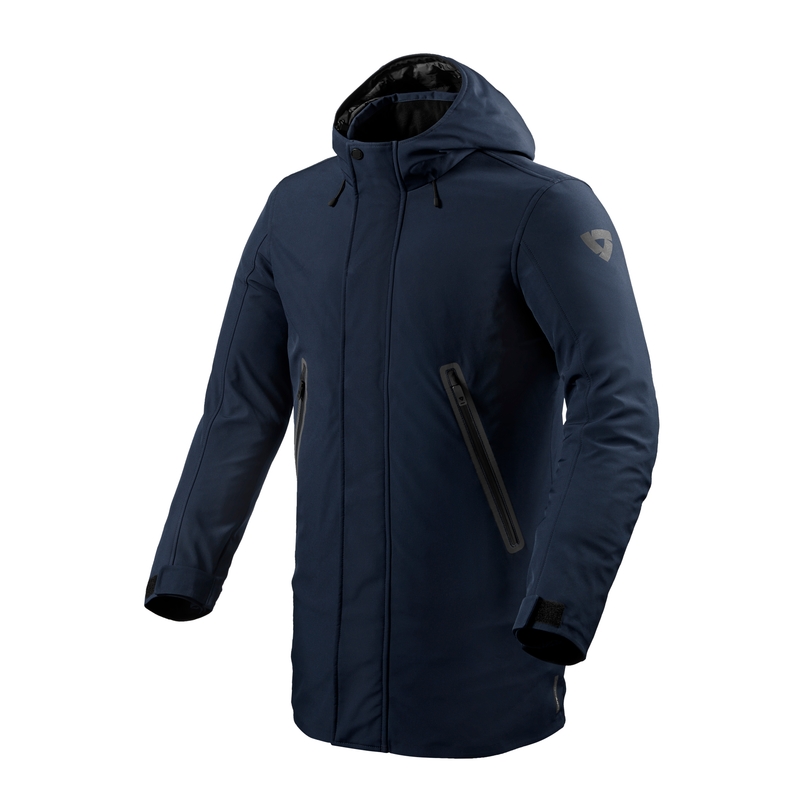 Moto jakna Revit Trafalgar H2O temno modra