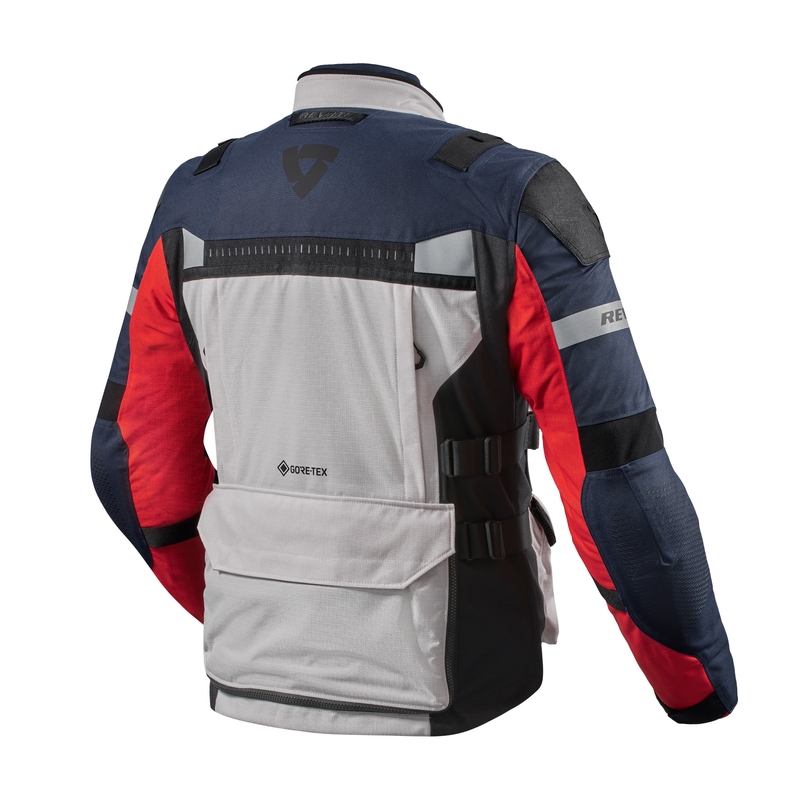 Motoristična jakna Revit Defender 3 GTX rdeče-modra