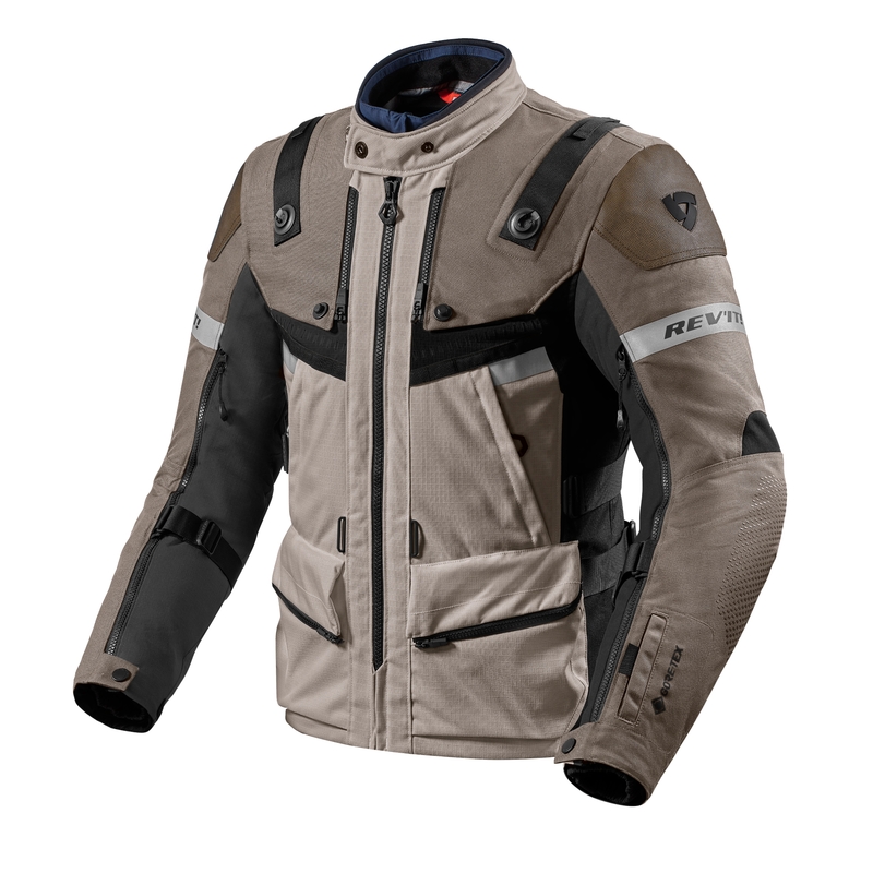 Motoristična jakna Revit Defender 3 GTX rjavo-črna