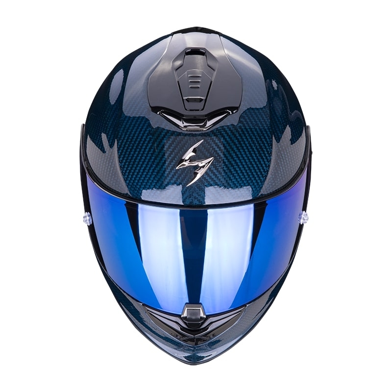 Integralna motoristična čelada Scorpion EXO-1400 Carbon blue