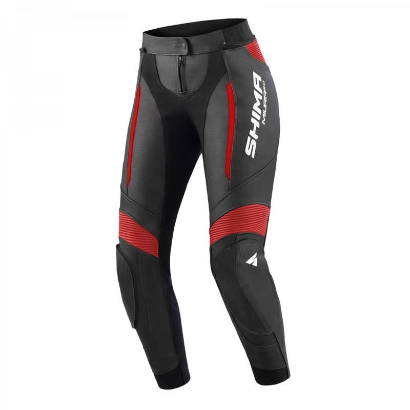Ženske motoristične hlače Shima Miura 2.0 Black/Red