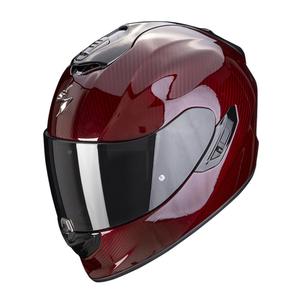 Integralna motoristična čelada Scorpion EXO-1400 Carbon rdeča