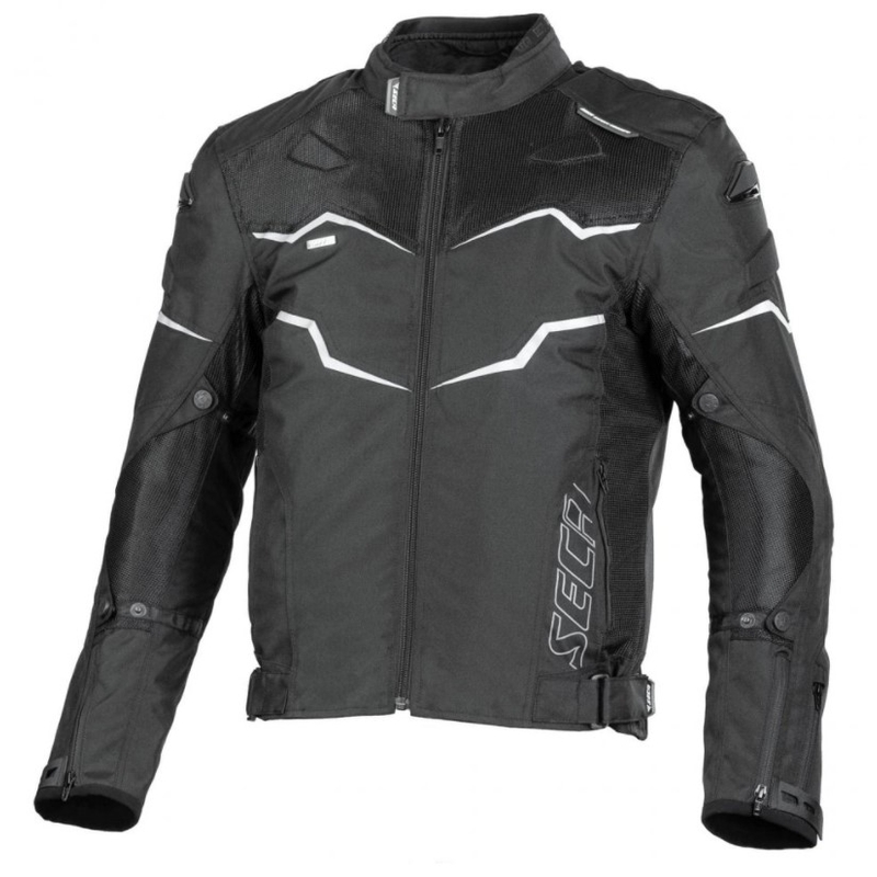 SECA Stream III Black Motorcycle Jacket razprodaja