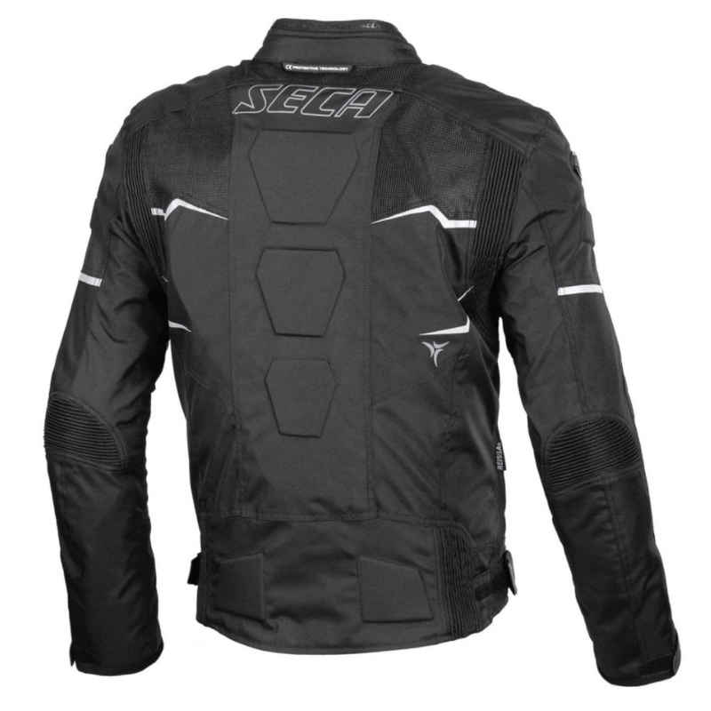 SECA Stream III Black Motorcycle Jacket razprodaja