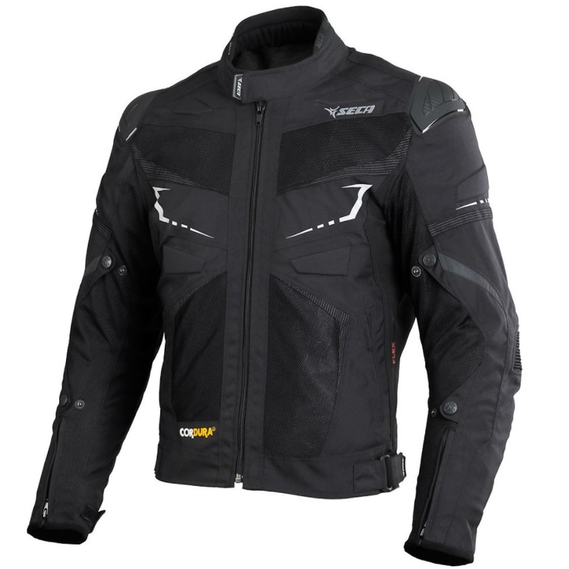 Motoristična jakna SECA Venti Uno black razprodaja