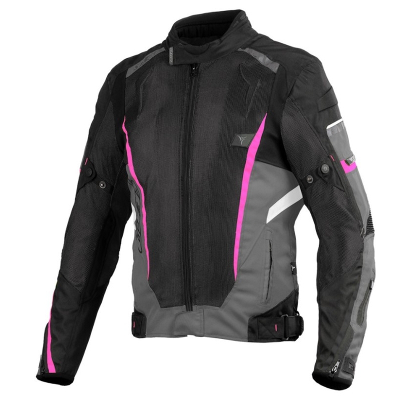 SECA Airflow II Ženska motoristična jakna Black and Pink razprodaja