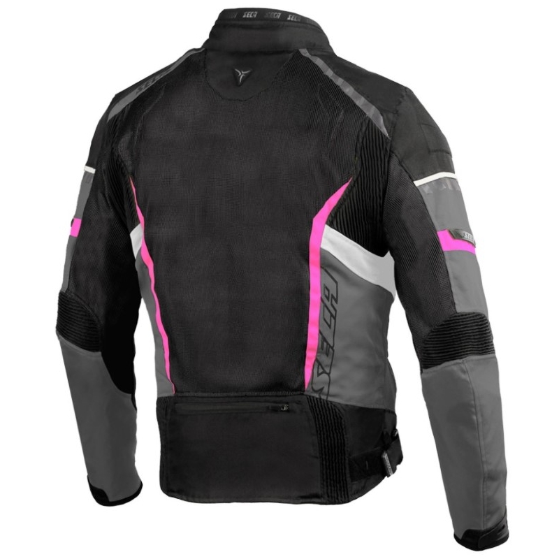 SECA Airflow II Ženska motoristična jakna Black and Pink razprodaja