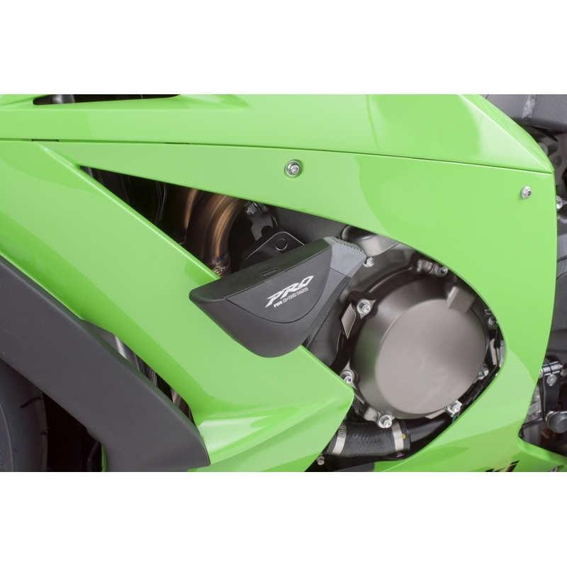 Oblazinjeni ščitniki Puig PRO - Kawasaki ZX-10R (11-15) črni