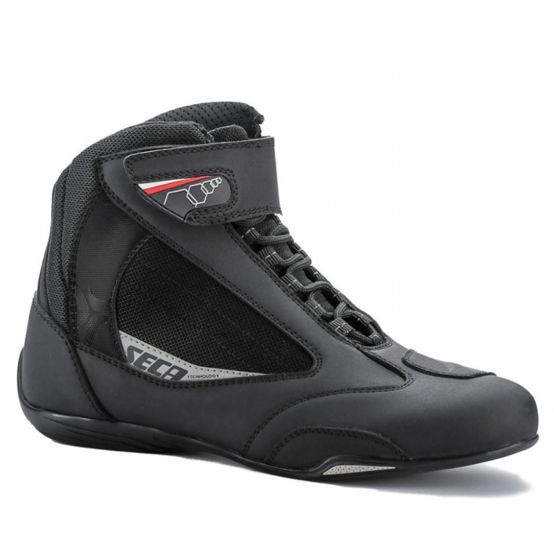 SECA Traffic Black Motorcycle Boots razprodaja
