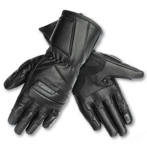 SECA Journey II Black Usnjene motoristične rokavice razprodaja