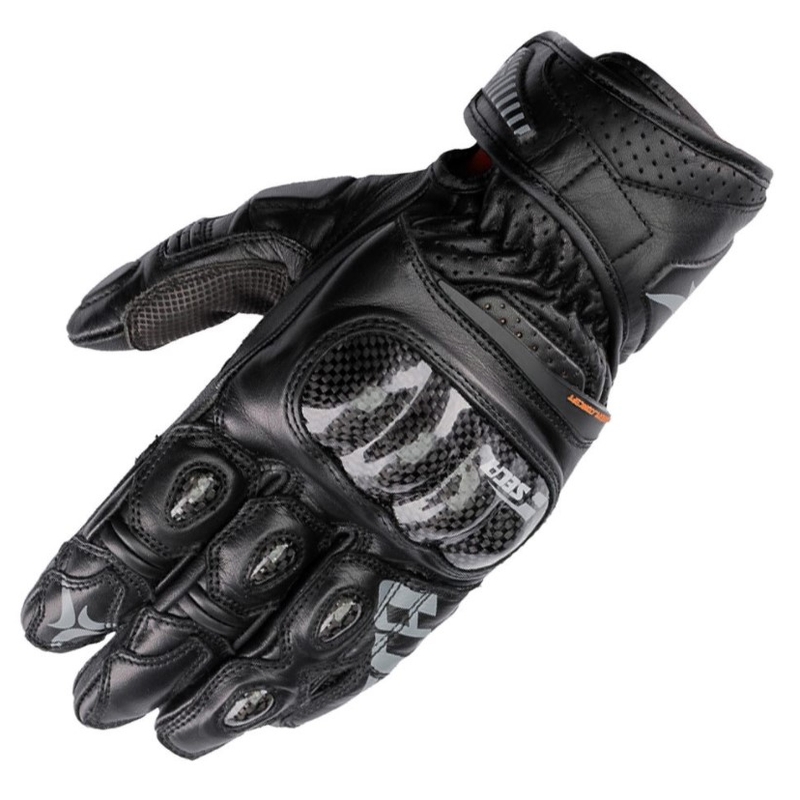 Motoristične rokavice SECA Trackday Short black