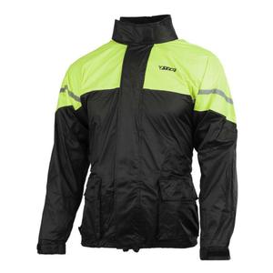 Motociklistična dežna jakna SECA Rain black-fluo yellow razprodaja
