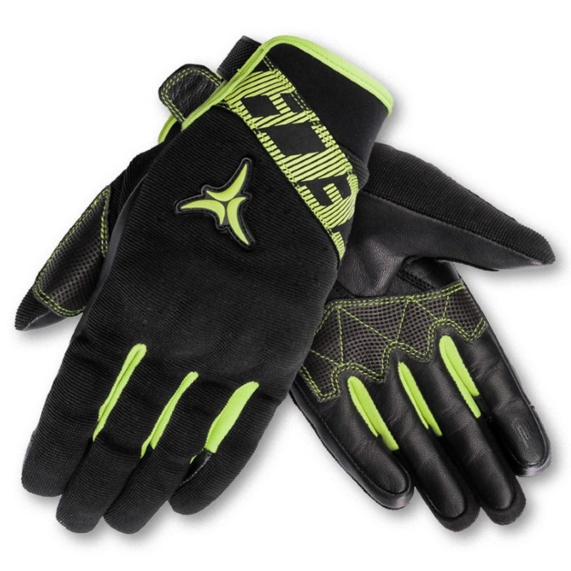 Motoristične rokavice SECA X-Stretch black-yellow fluo prodajne razprodaja