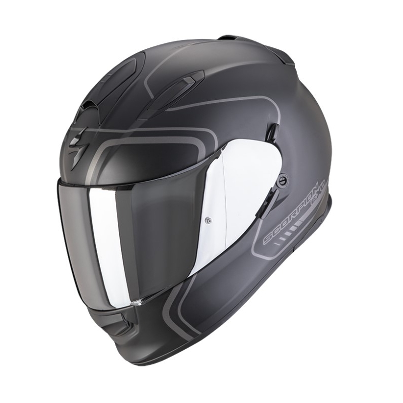 Integralna motoristična čelada SCORPION EXO-491 WEST mat črno-srebrna