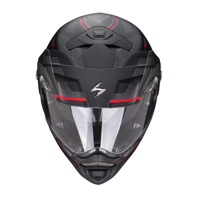 Motoristična čelada SCORPION ADX-2 CARRERA mat črno-rdeča