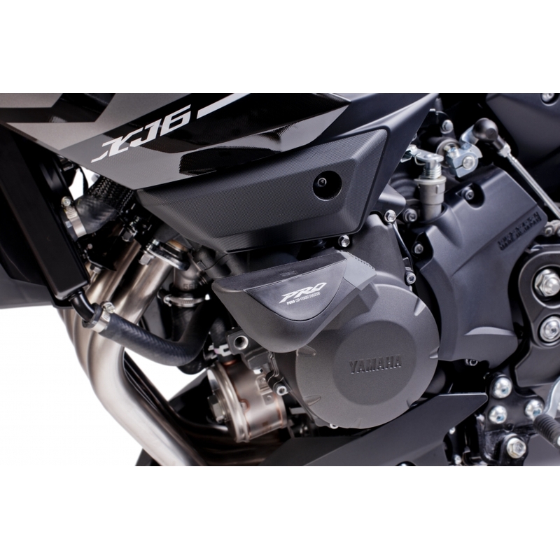 Podloženi ščitniki Puig PRO - Yamaha XJ6, XJ6 Diversion črni