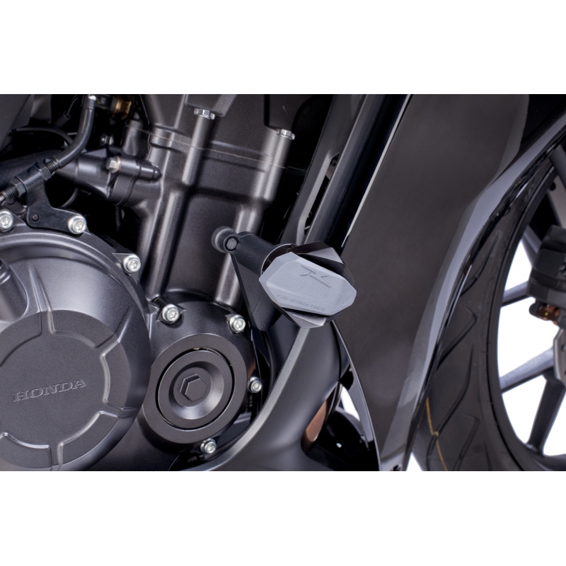 Varovala za trakcijo Puig R12 - Honda CBR500R (13-15) črna