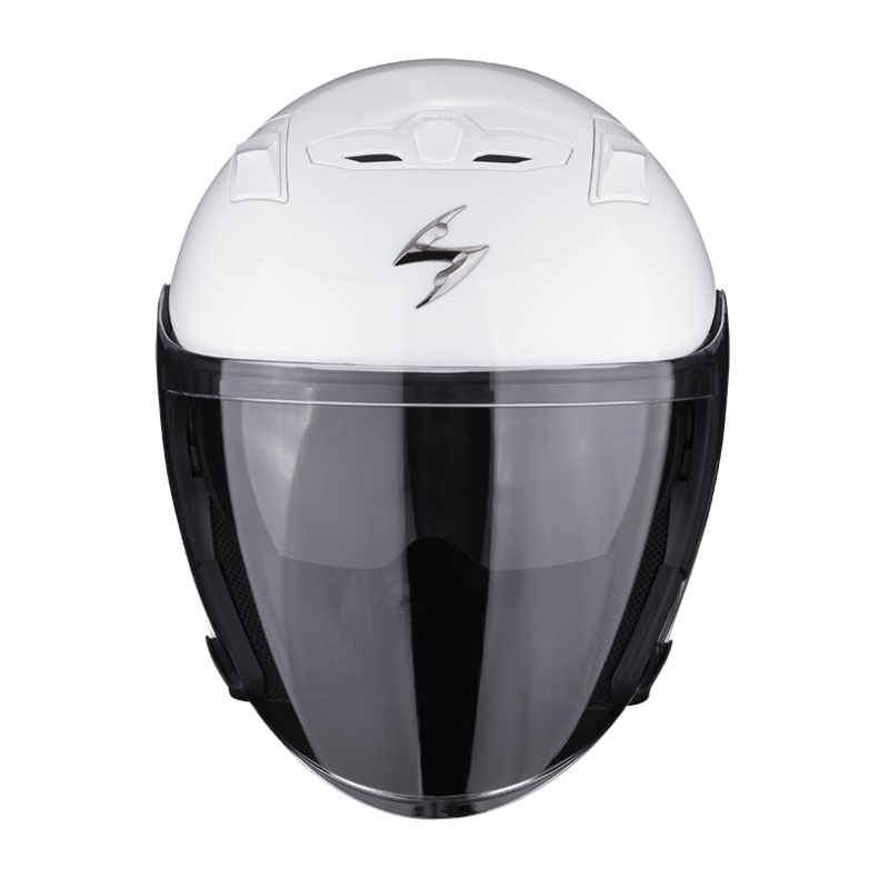 Odprta motoristična čelada SCORPION EXO-230 Solid bela