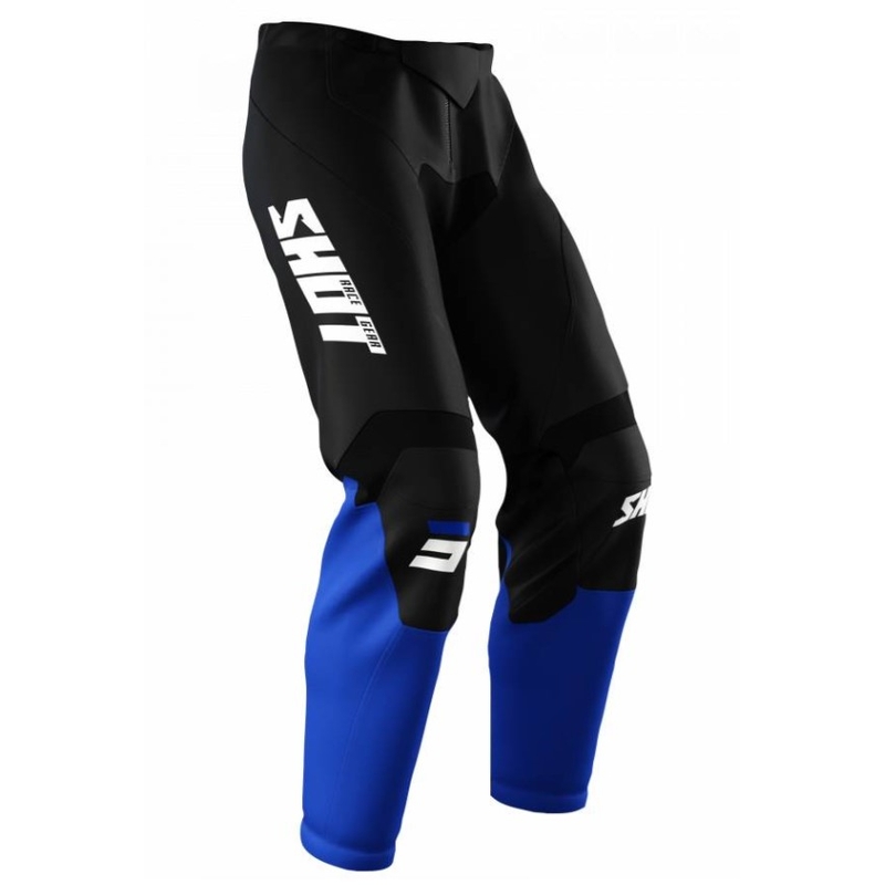 Motokros hlače Shot Raw Burst Black and Blue razprodaja