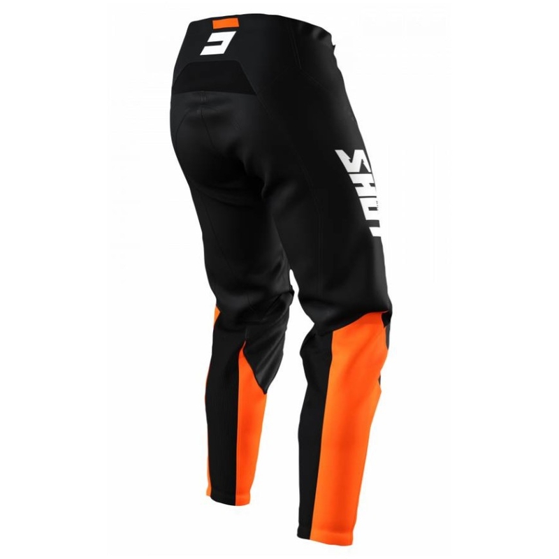 Motokros hlače Shot Raw Burst Black-Orange razprodaja