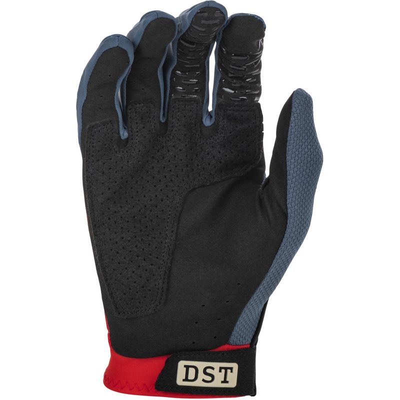 Motokros rokavice FLY Racing Evolution DST 2022 sivo-rdeče
