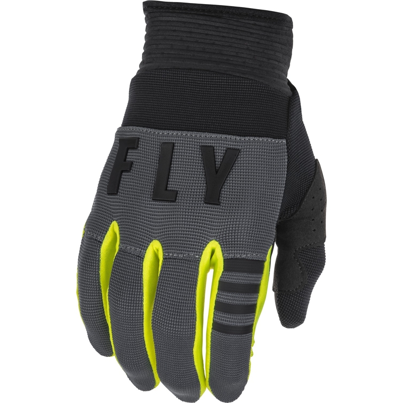 Motokros rokavice FLY Racing F-16 2022 black-grey-fluo yellow