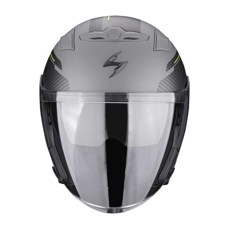 Odprta čelada Scorpion EXO-230 FENIX cement sivo-črna mat
