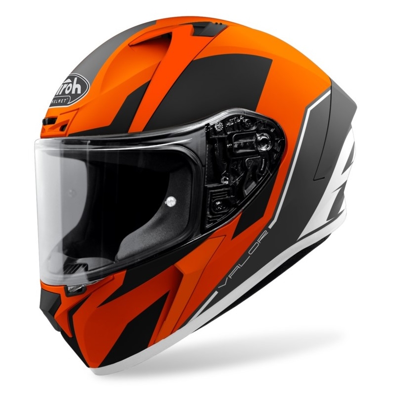 Integralna motoristična čelada Airoh Valor Wings 2021 oranžna mat